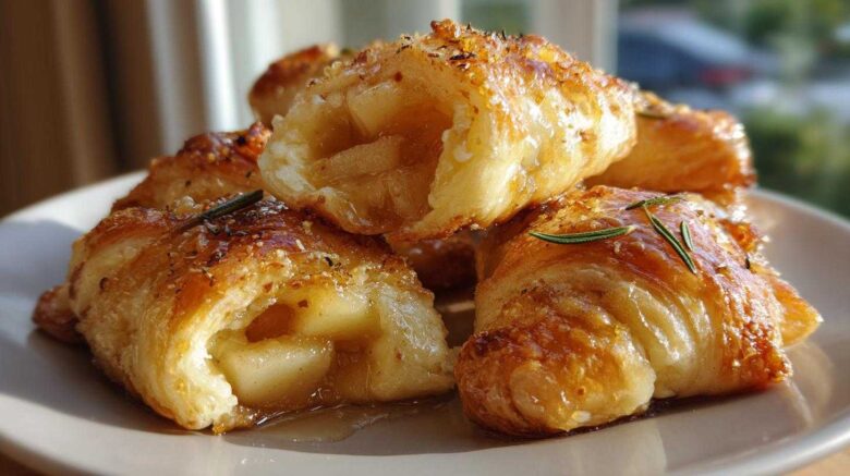 Apple Brie Crescent Bites