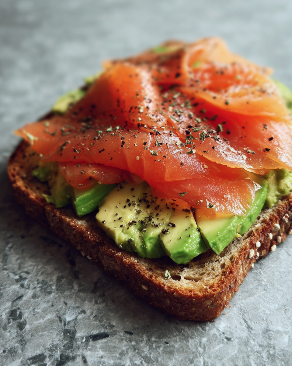 Avocado Toast with Smoked Salmon - detail 3