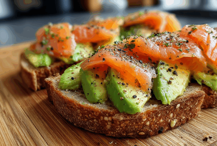Avocado Toast with Smoked Salmon