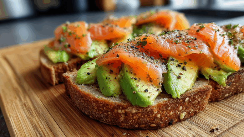 Avocado Toast with Smoked Salmon