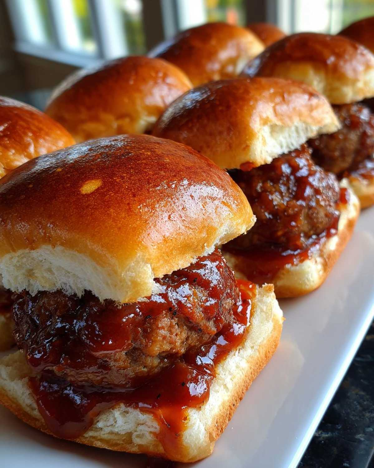 BBQ Meatball Sliders - detail 1