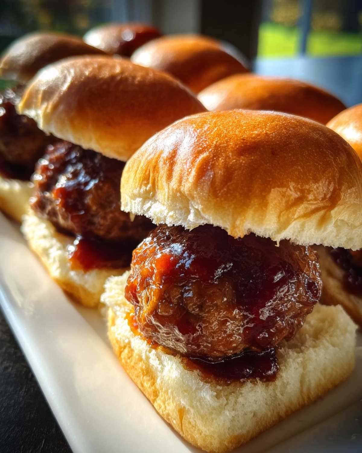 BBQ Meatball Sliders - detail 2