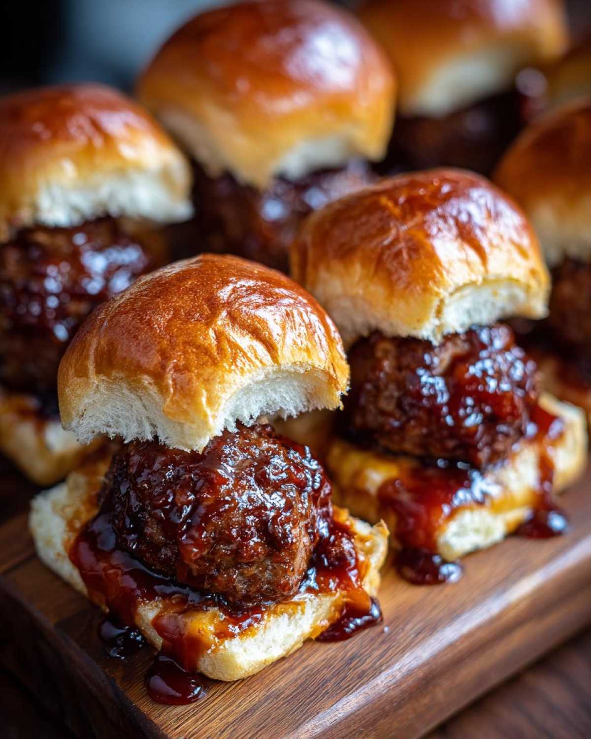 BBQ Meatball Sliders - detail 3