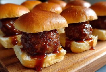 BBQ Meatball Sliders