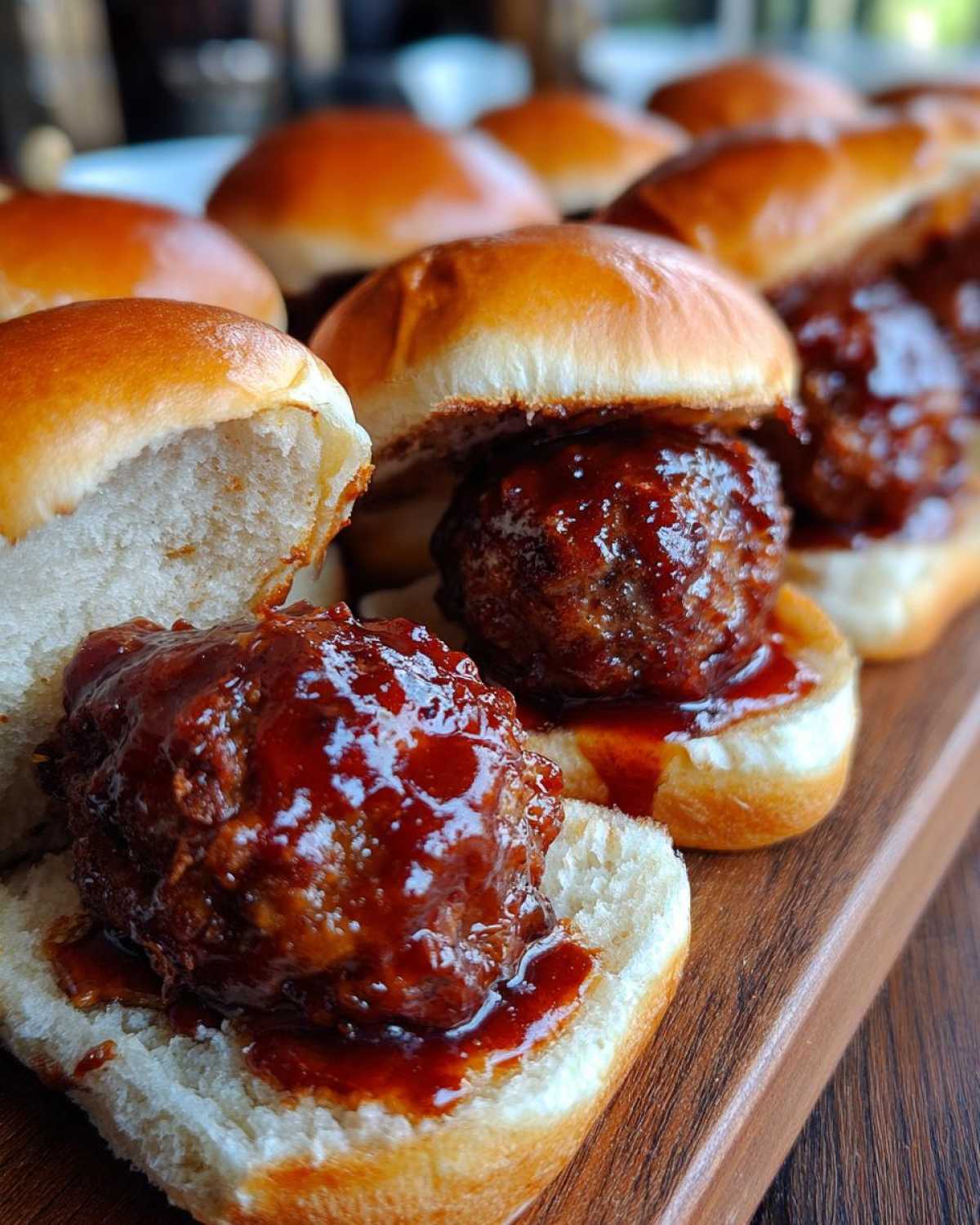 BBQ Meatball Sliders - detail 4