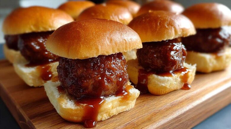 BBQ Meatball Sliders