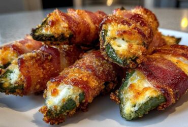 Bacon-Wrapped Jalapeño Poppers