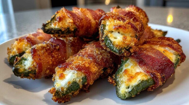 Bacon-Wrapped Jalapeño Poppers