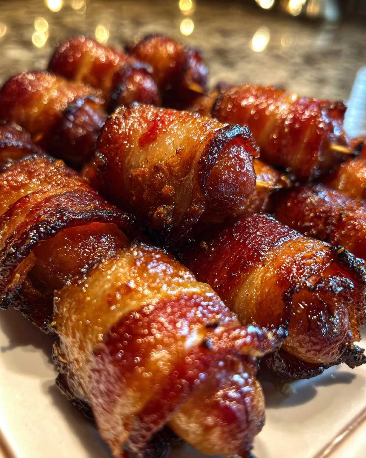 Bacon-Wrapped Little Smokies - detail 2