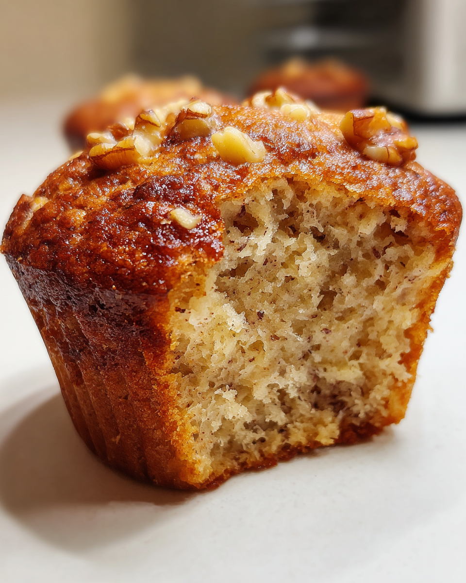 Banana Nut Muffins - detail 1