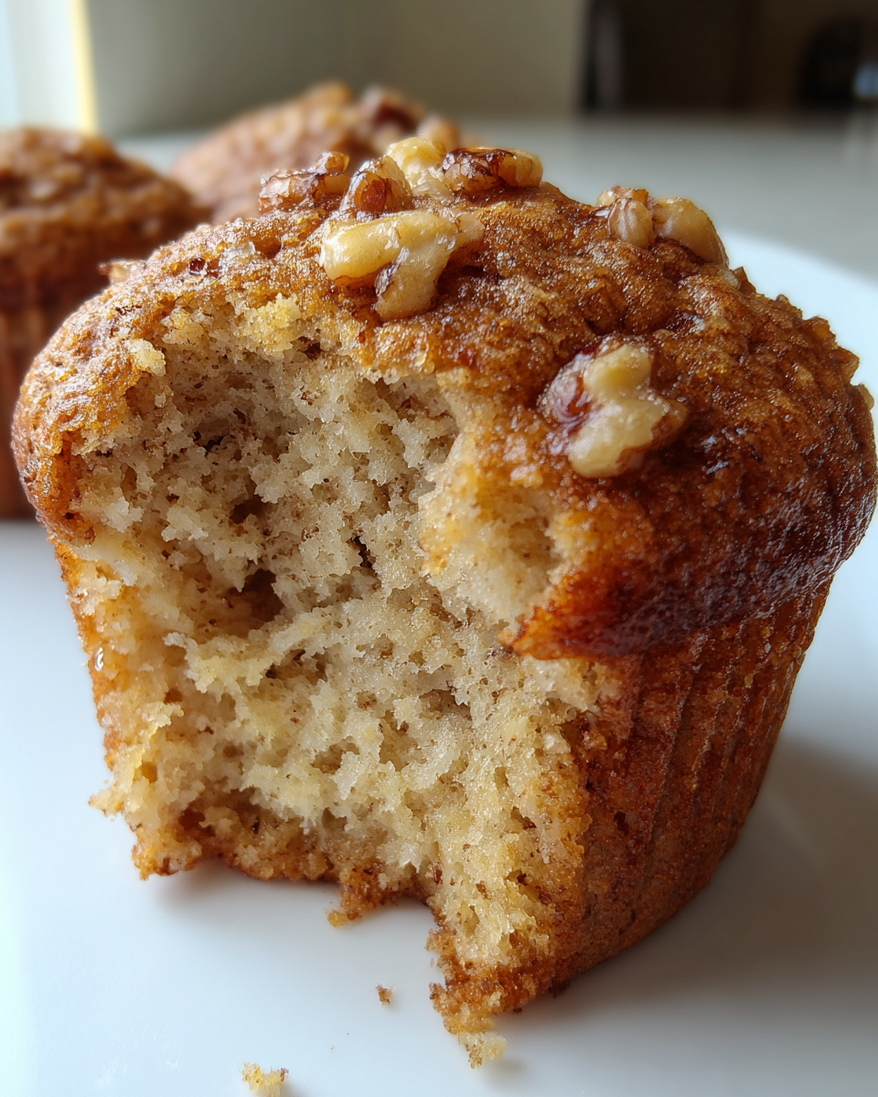 Banana Nut Muffins - detail 2