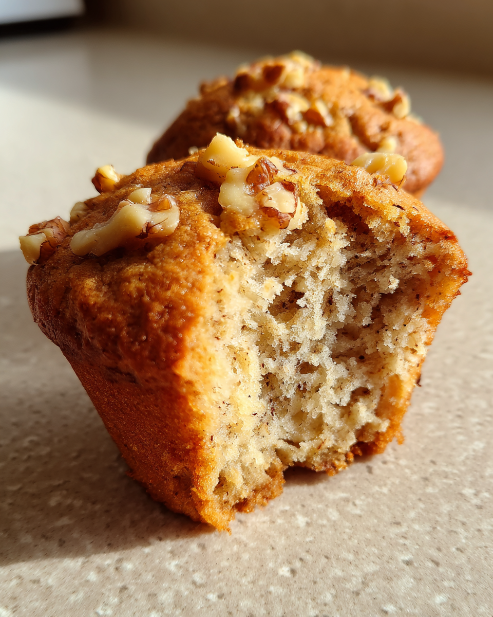 Banana Nut Muffins - detail 3