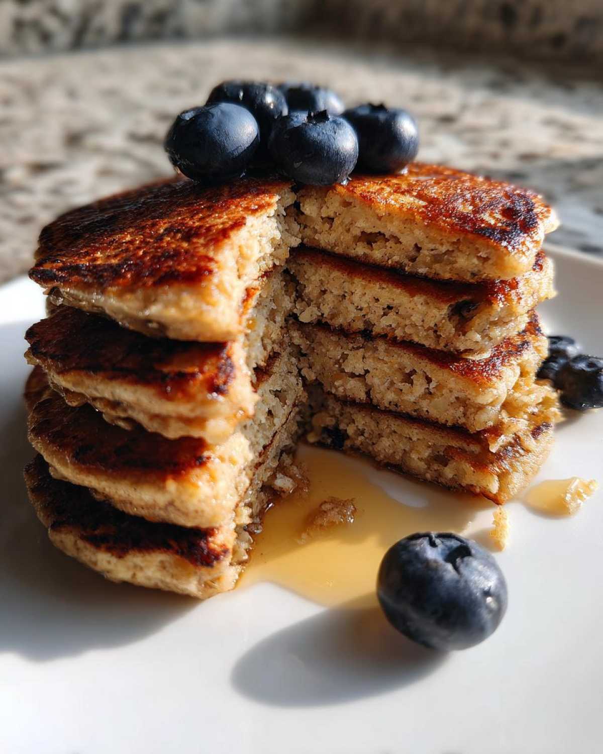 Banana Oat Pancakes - detail 3
