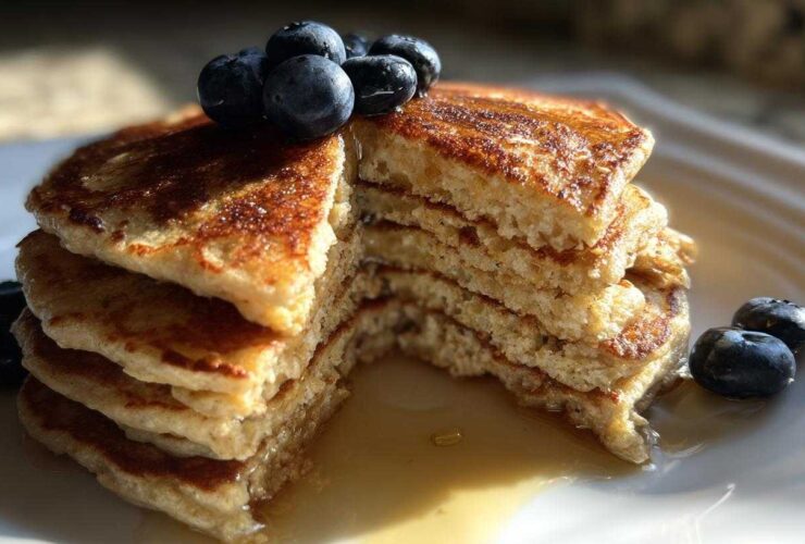 Banana Oat Pancakes