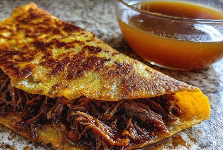 Birria Tacos with Consomé