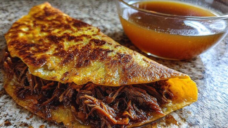 Birria Tacos with Consomé