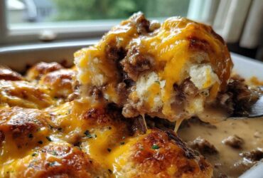 Biscuits and Gravy Casserole