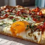 Breakfast Pizza with Bacon & Egg