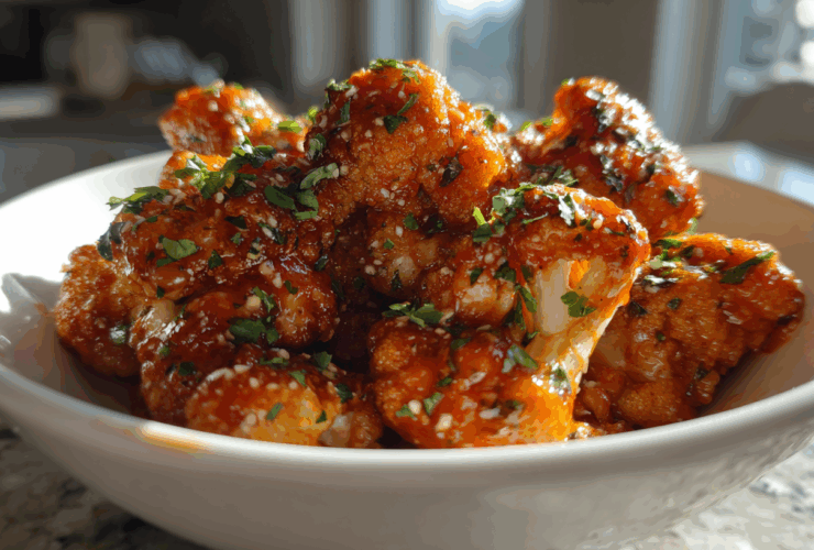 Buffalo Cauliflower Bites