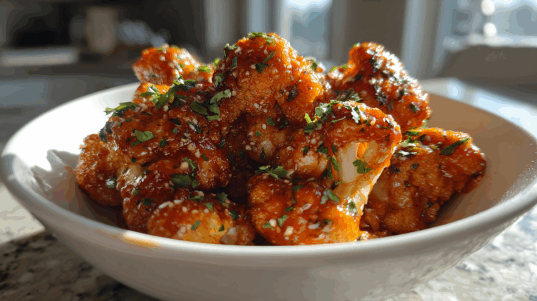 Buffalo Cauliflower Bites