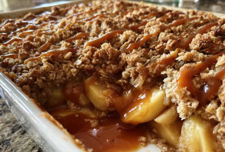 Caramel Apple Crisp