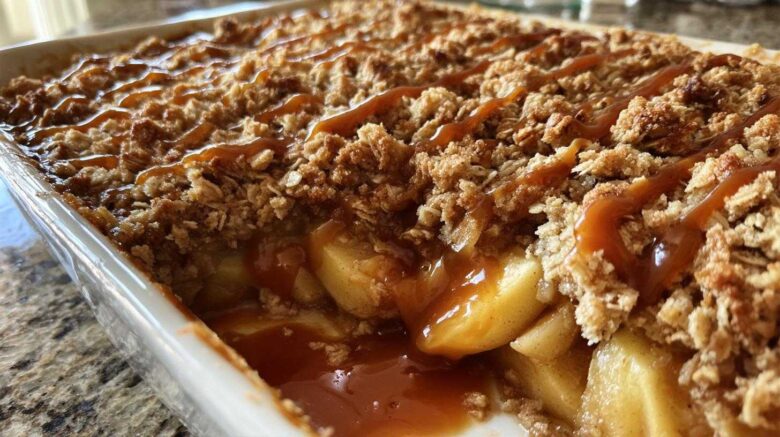 Caramel Apple Crisp