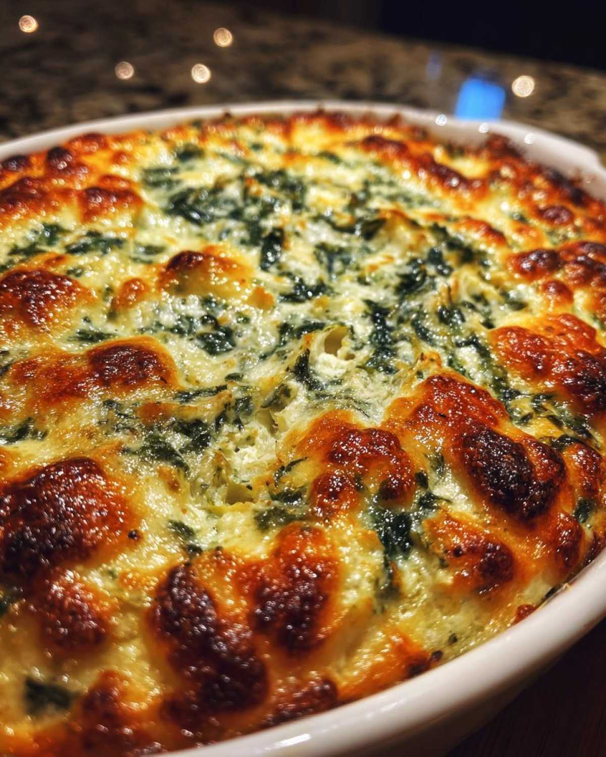 Cheesy Spinach Artichoke Dip - detail 4