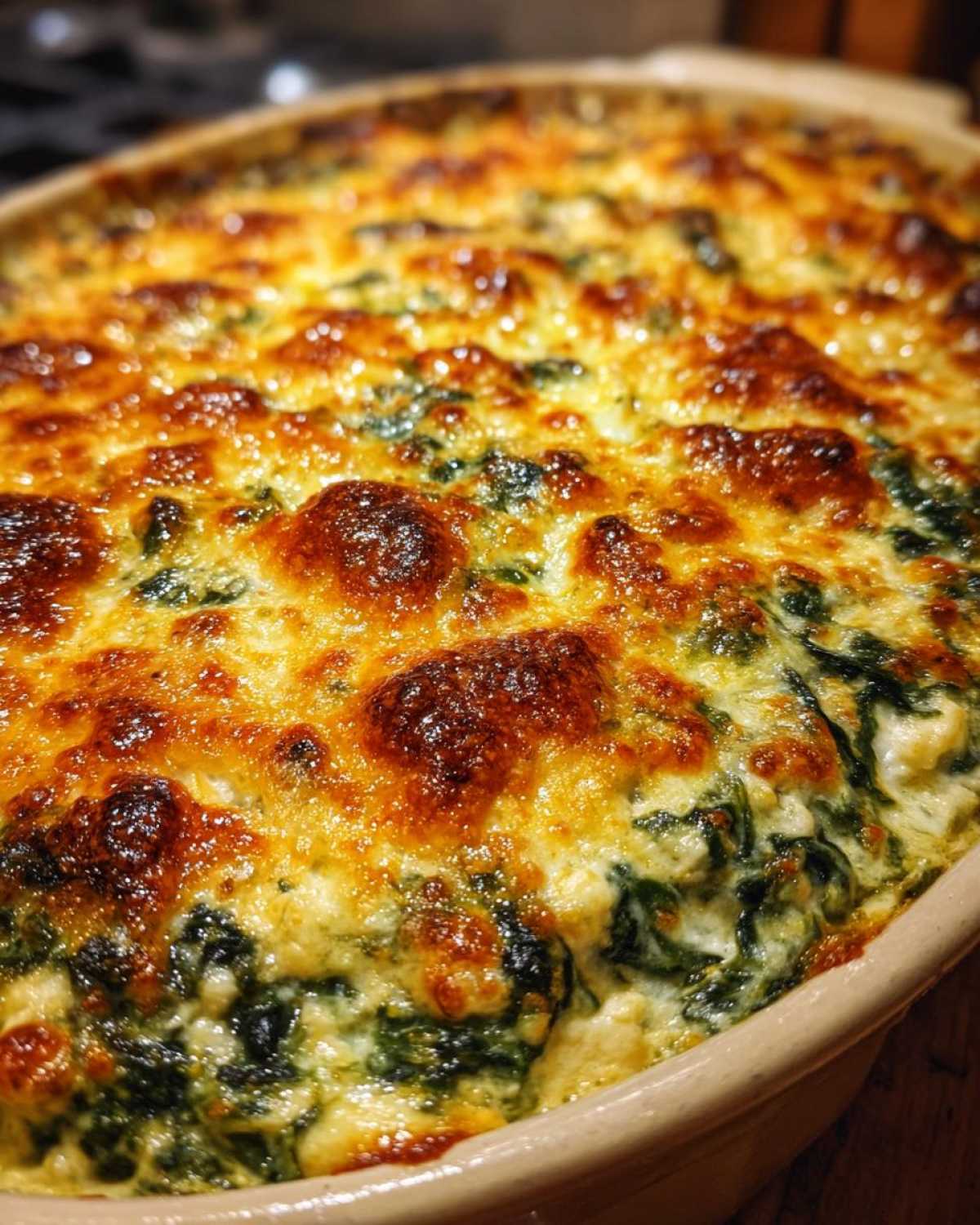 Cheesy Spinach Artichoke Dip - detail 1
