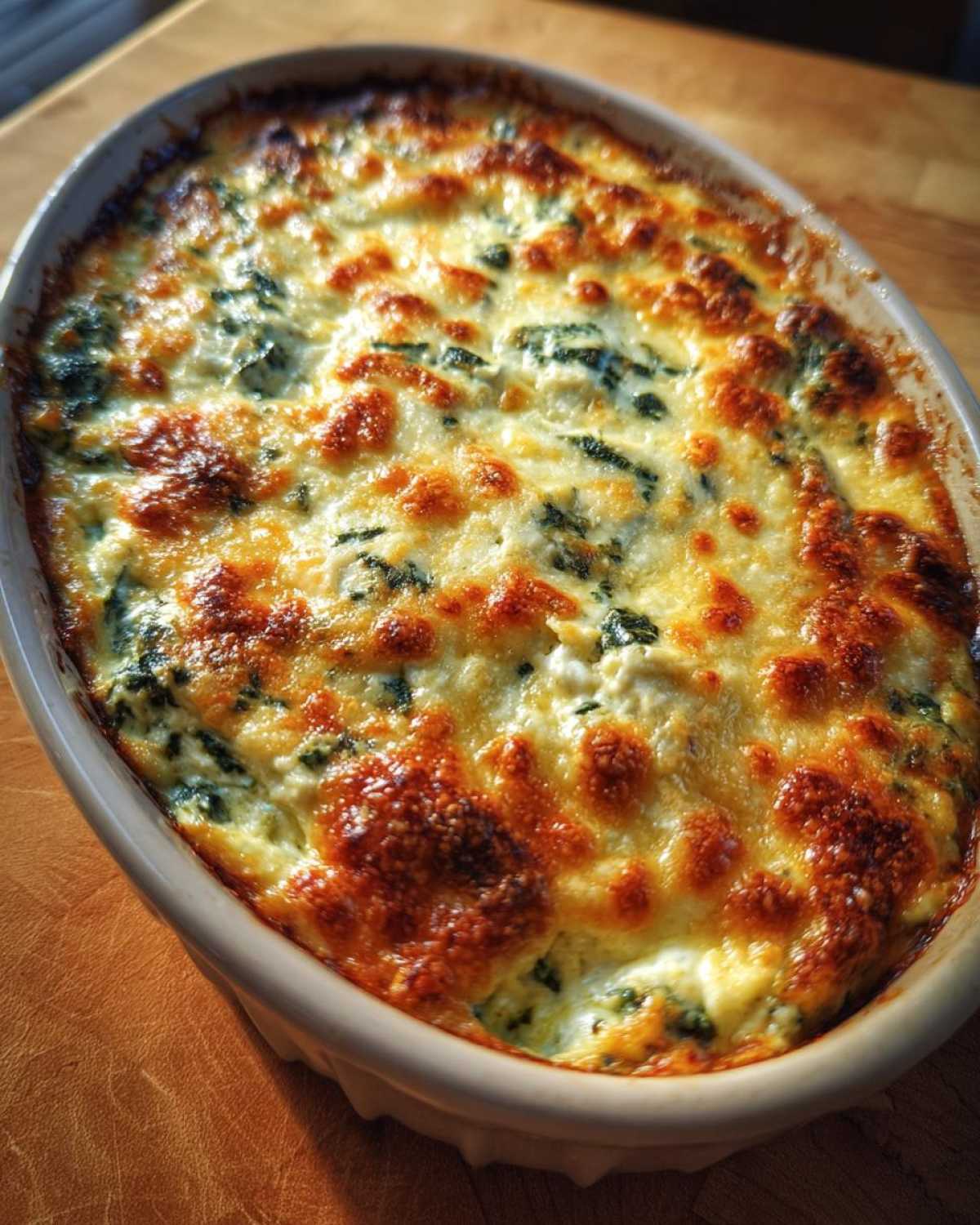 Cheesy Spinach Artichoke Dip - detail 2