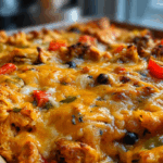 Chicken Fajita Casserole
