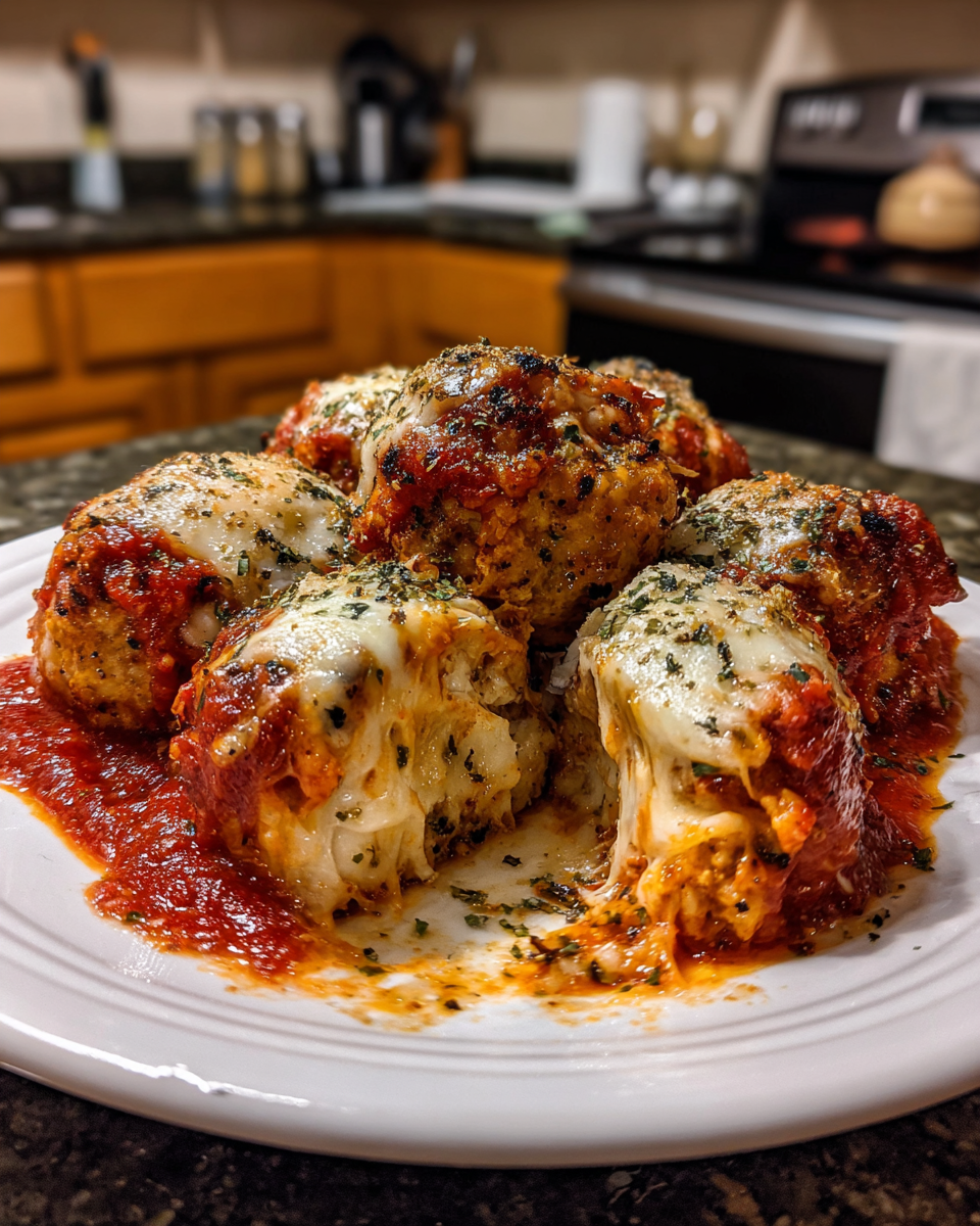 Chicken Parmesan Meatballs - detail 1