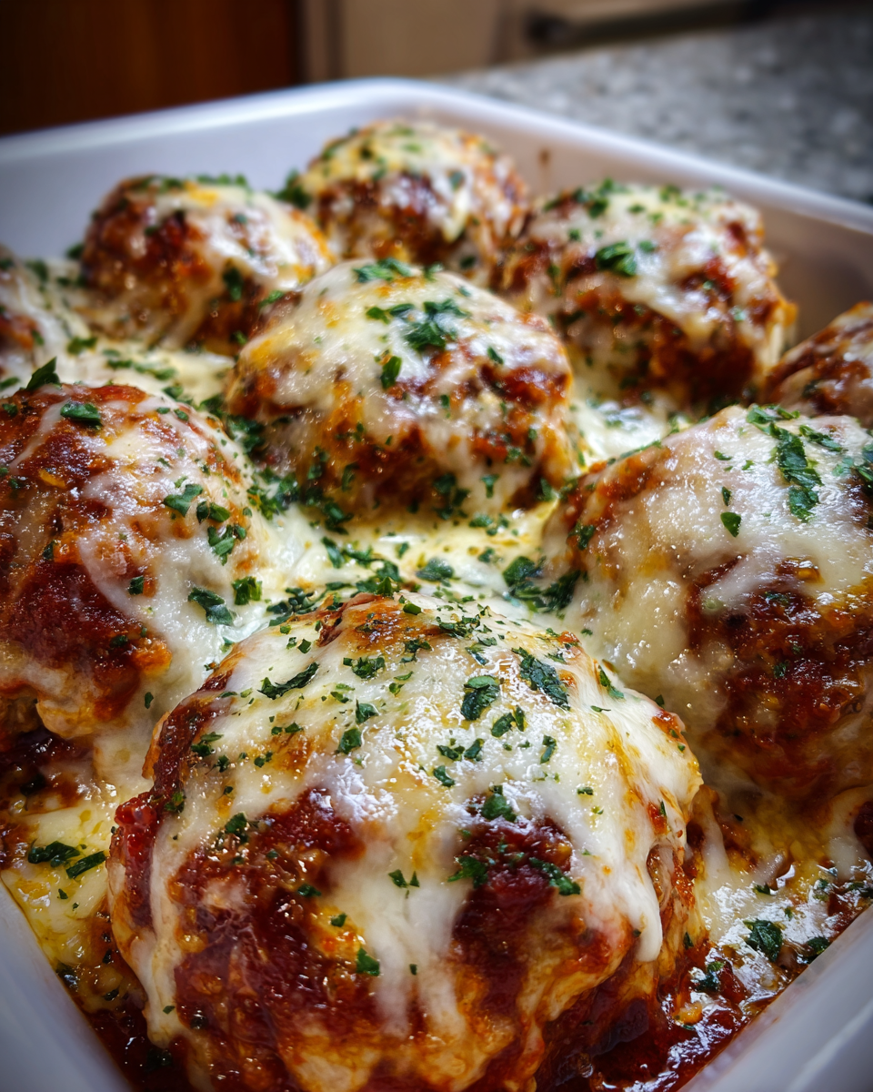 Chicken Parmesan Meatballs - detail 2