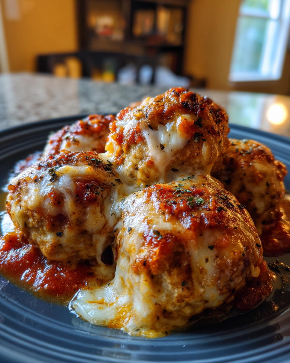 Chicken Parmesan Meatballs - detail 3