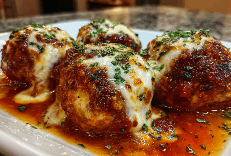 Chicken Parmesan Meatballs