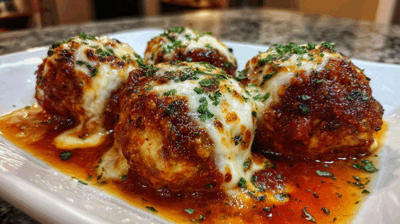 Chicken Parmesan Meatballs