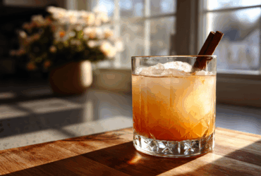 Cinnamon Maple Whiskey Sour