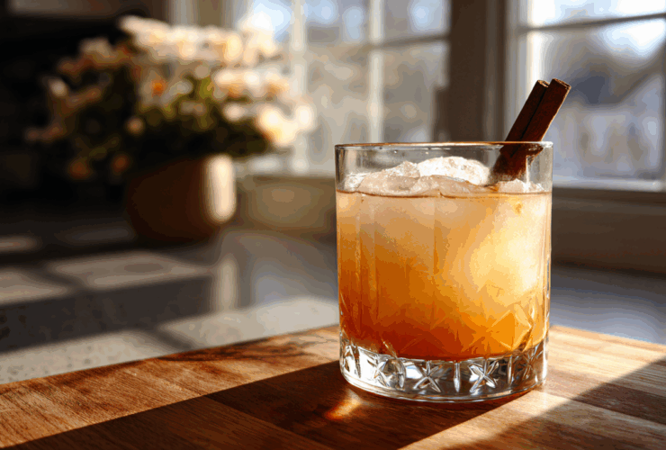 Cinnamon Maple Whiskey Sour
