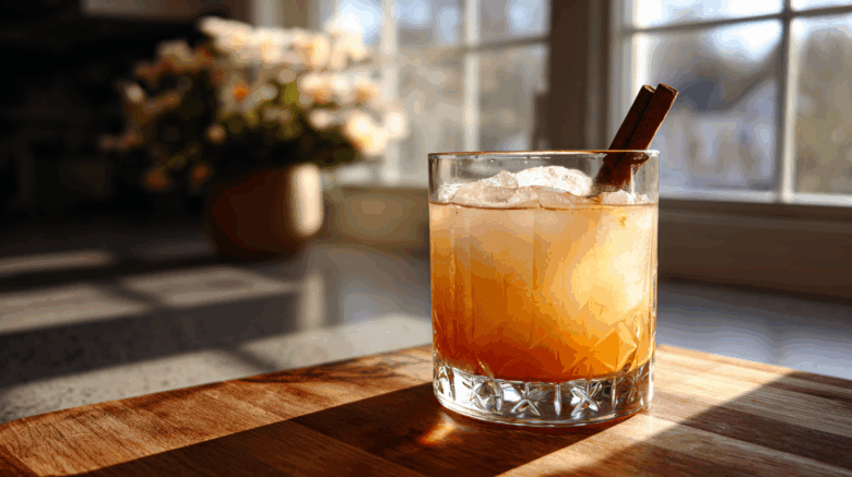 Cinnamon Maple Whiskey Sour