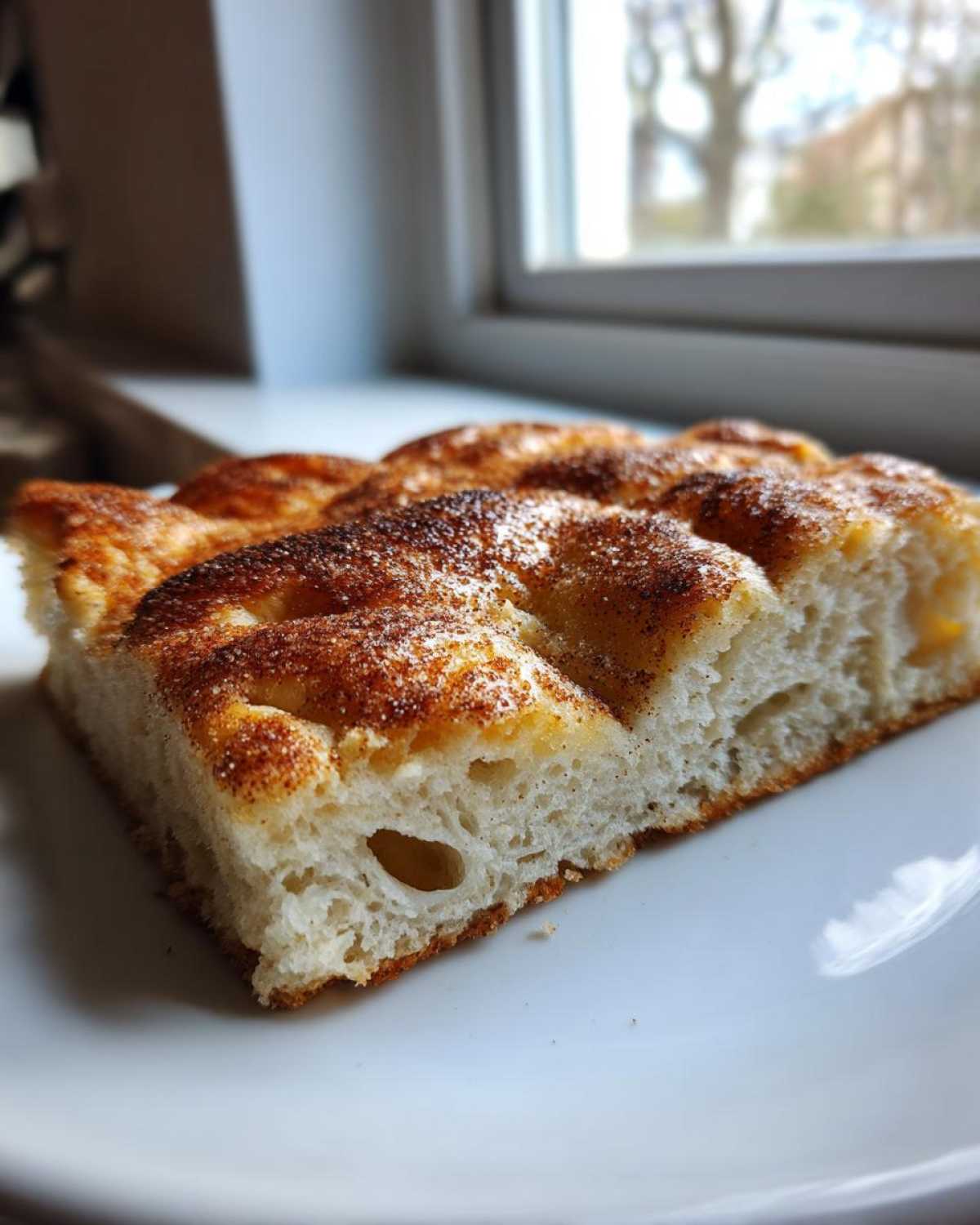 Cinnamon Sugar Focaccia - detail 3