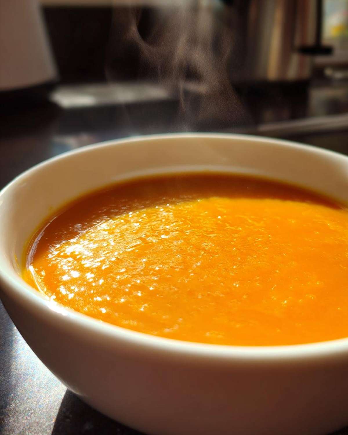 Creamy Butternut Squash Soup - detail 1