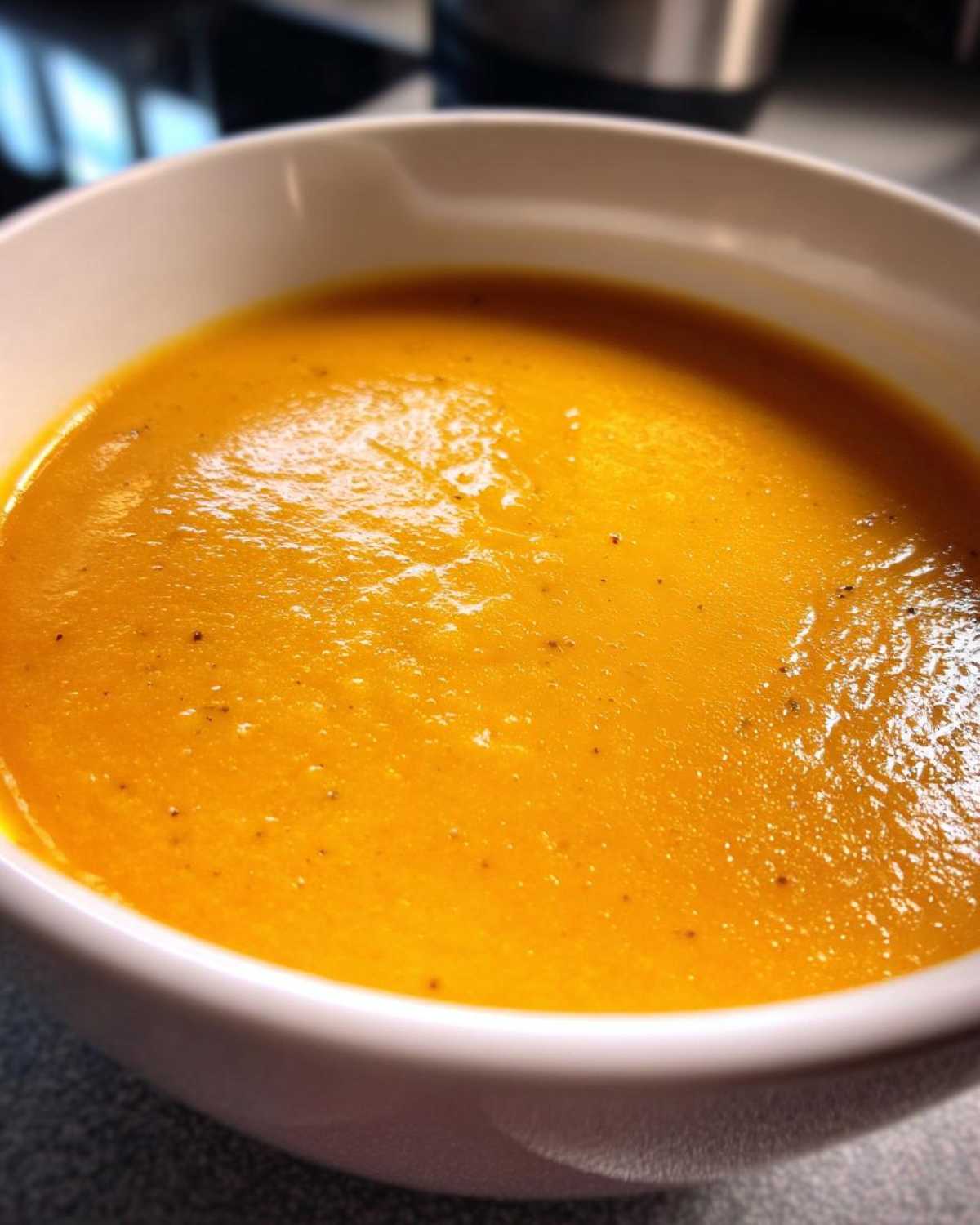 Creamy Butternut Squash Soup - detail 3