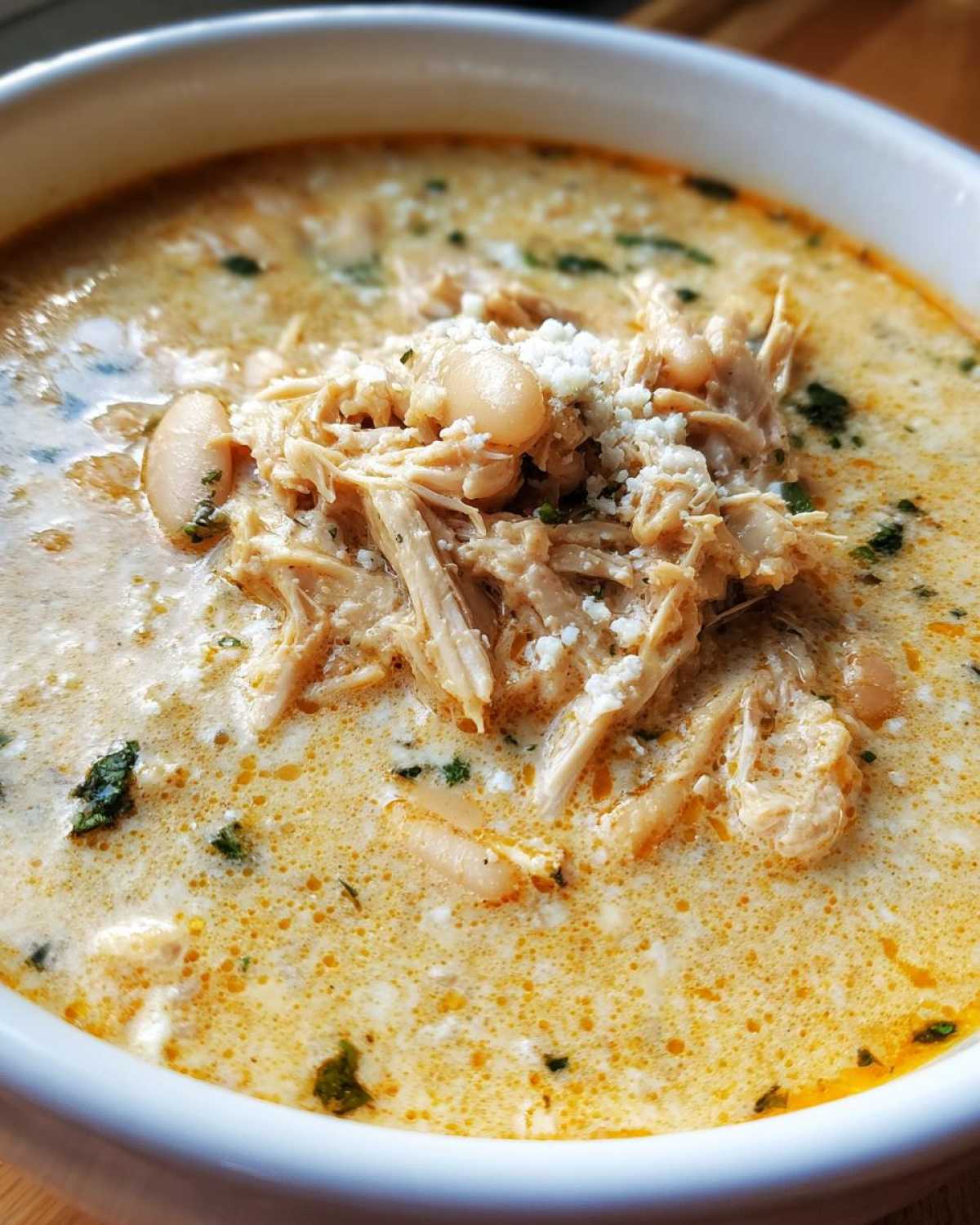 Creamy White Chicken Chili - detail 4