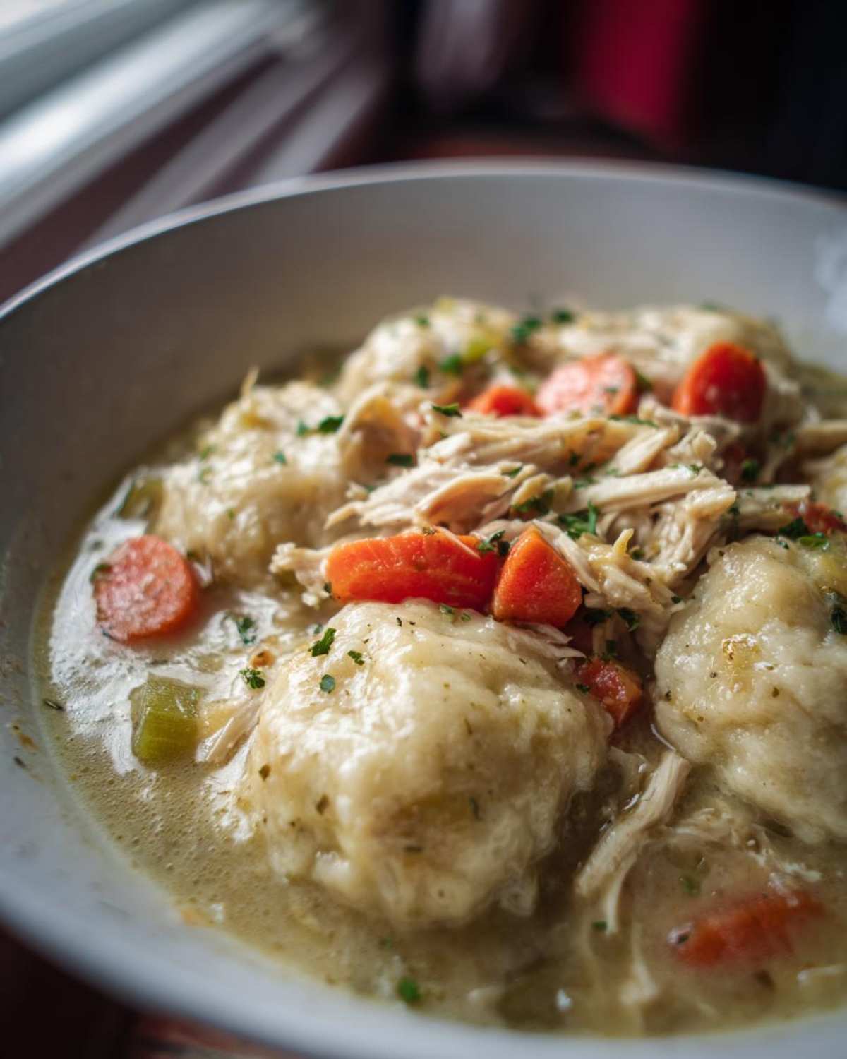 Crockpot Chicken and Dumplings - detail 1