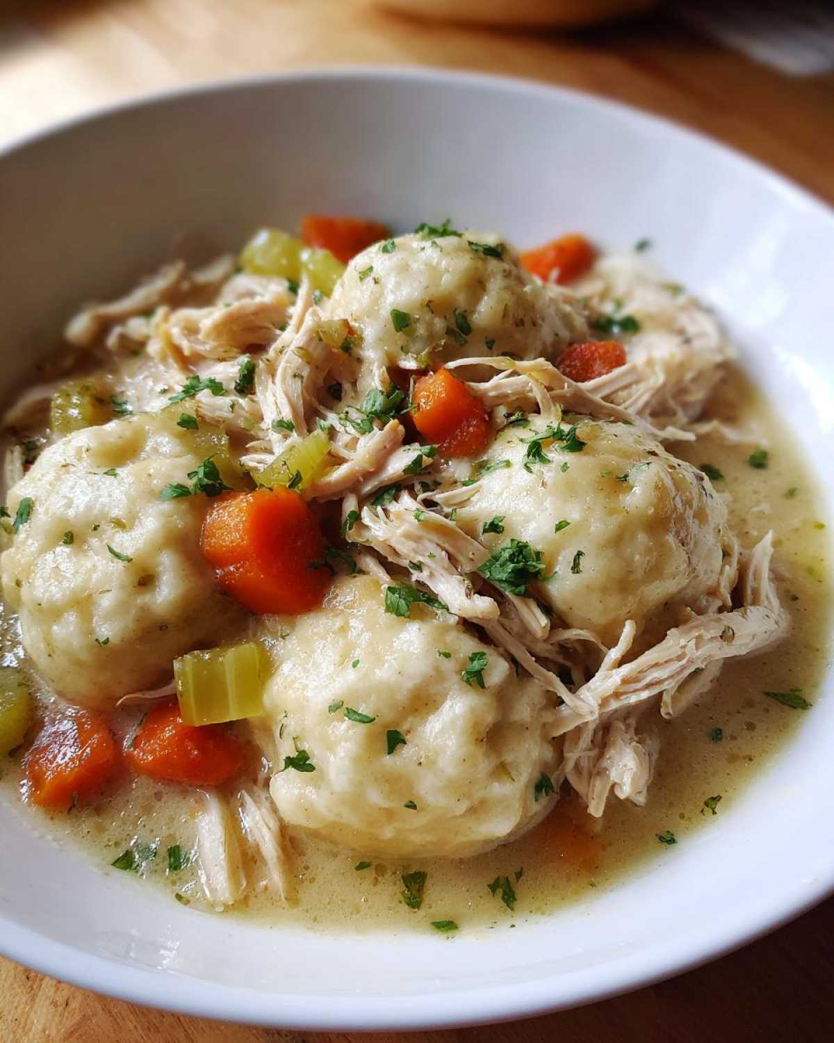 Crockpot Chicken and Dumplings - detail 4