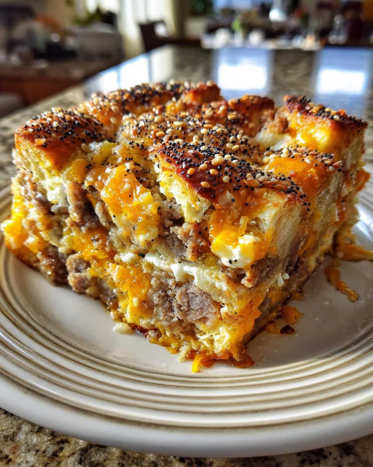 Everything Bagel Breakfast Casserole - detail 1