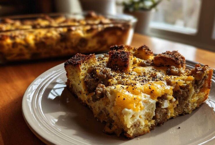 Everything Bagel Breakfast Casserole