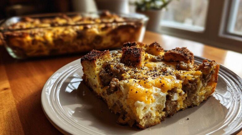 Everything Bagel Breakfast Casserole