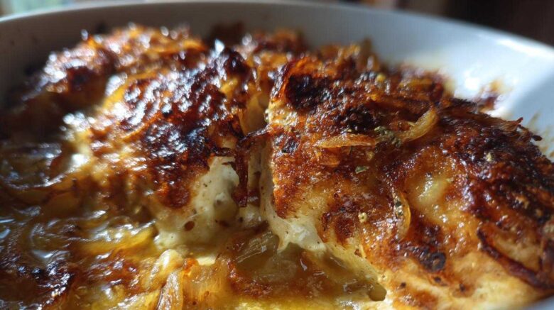 French Onion Chicken Bake
