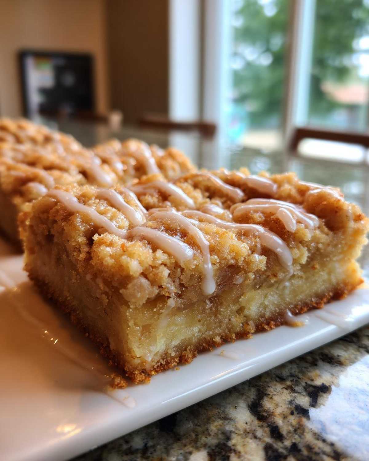 Glazed Apple Pie Bars - detail 3
