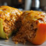 Ground Turkey Stuffed Peppers